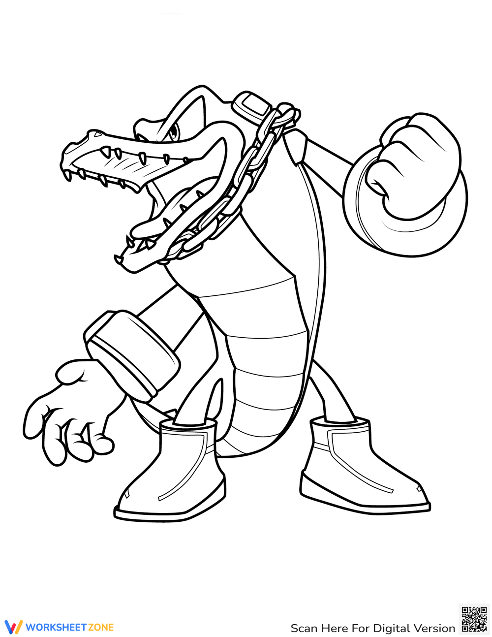 Coloring page - Knuckles