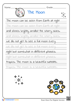 Handwriting Practice Worksheet For Adults - The Quick Brown Fox Jumps Over  The Lazy Dog