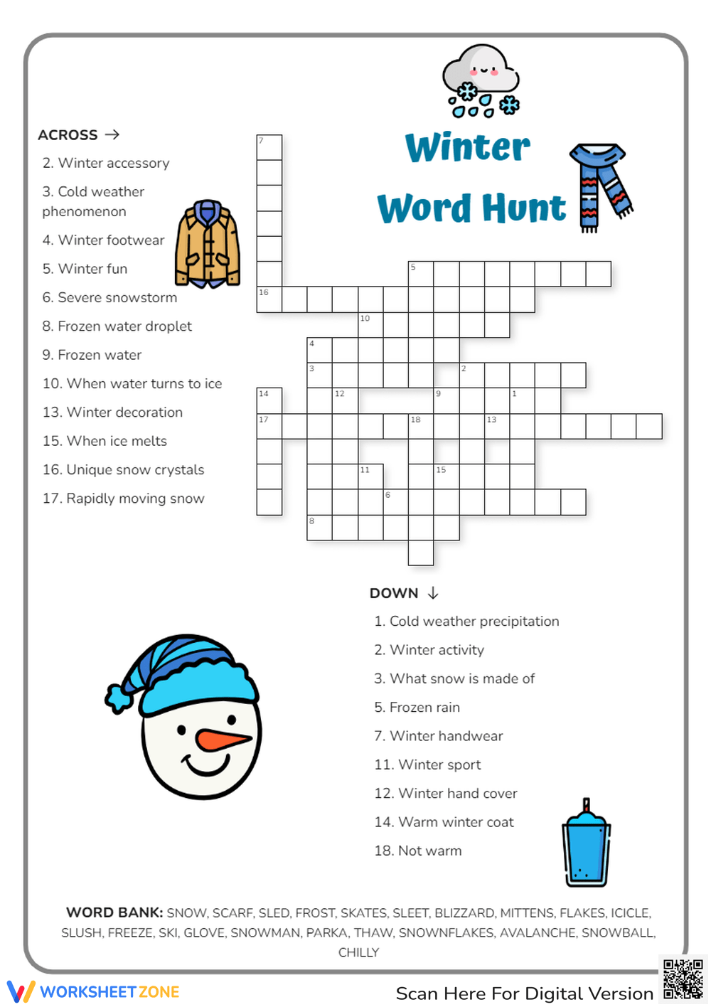 Free Printable Harry Potter Crossword Puzzle