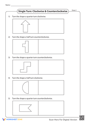 Reflection of 3 Vertices Over the x or y Axis (A)