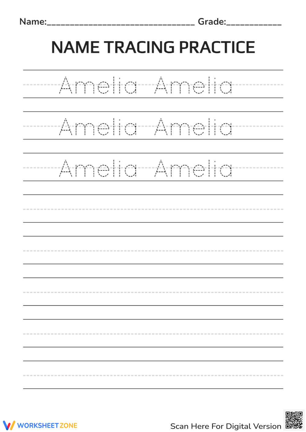 Free Printable Handwriting Worksheets for All Grades