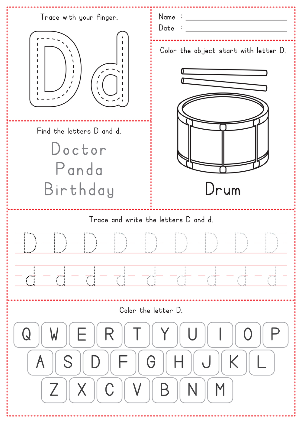 Letter tracing | Worksheet Zone