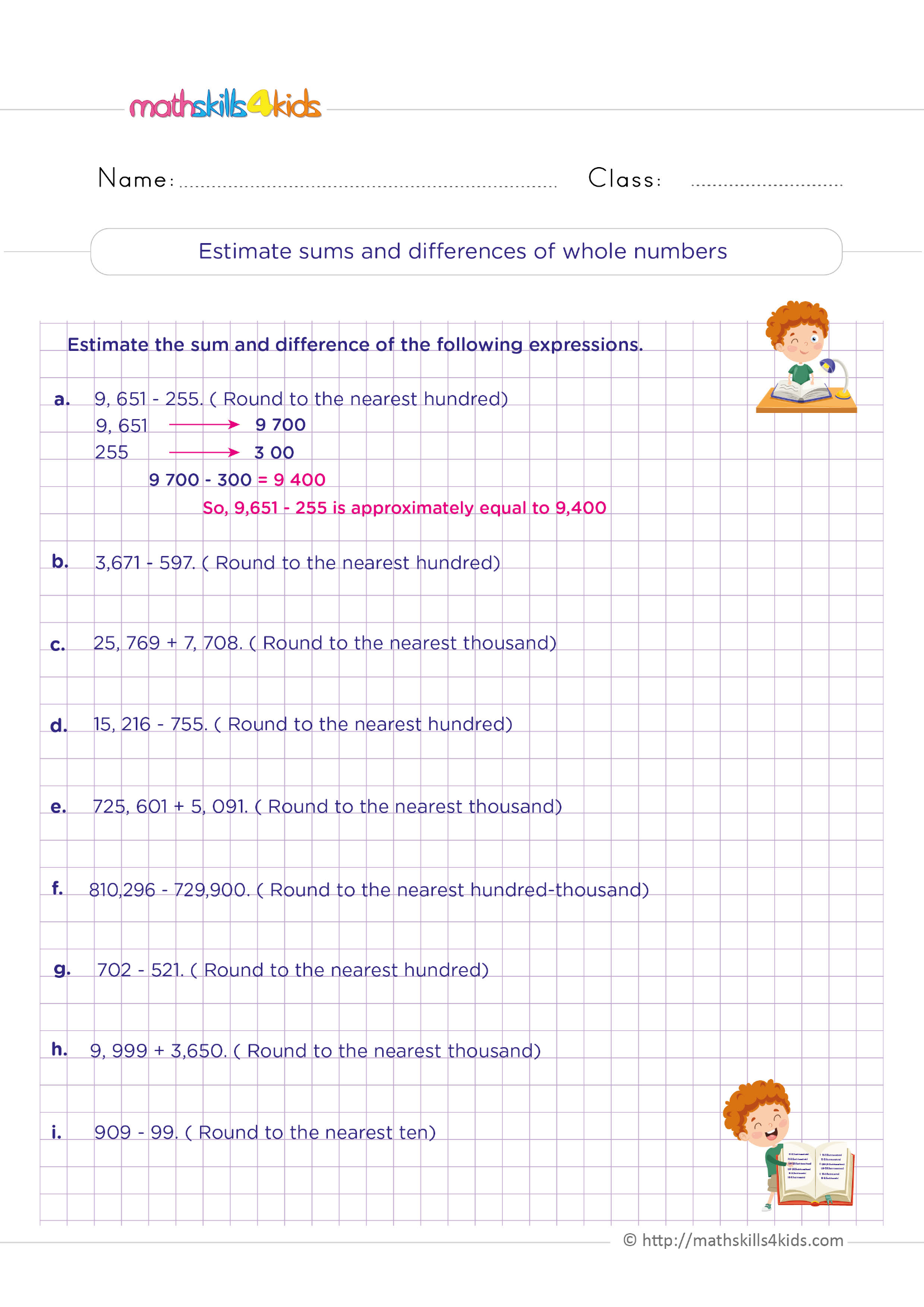 estimate-sums-and-differences-of-whole-numbers-worksheet-zone