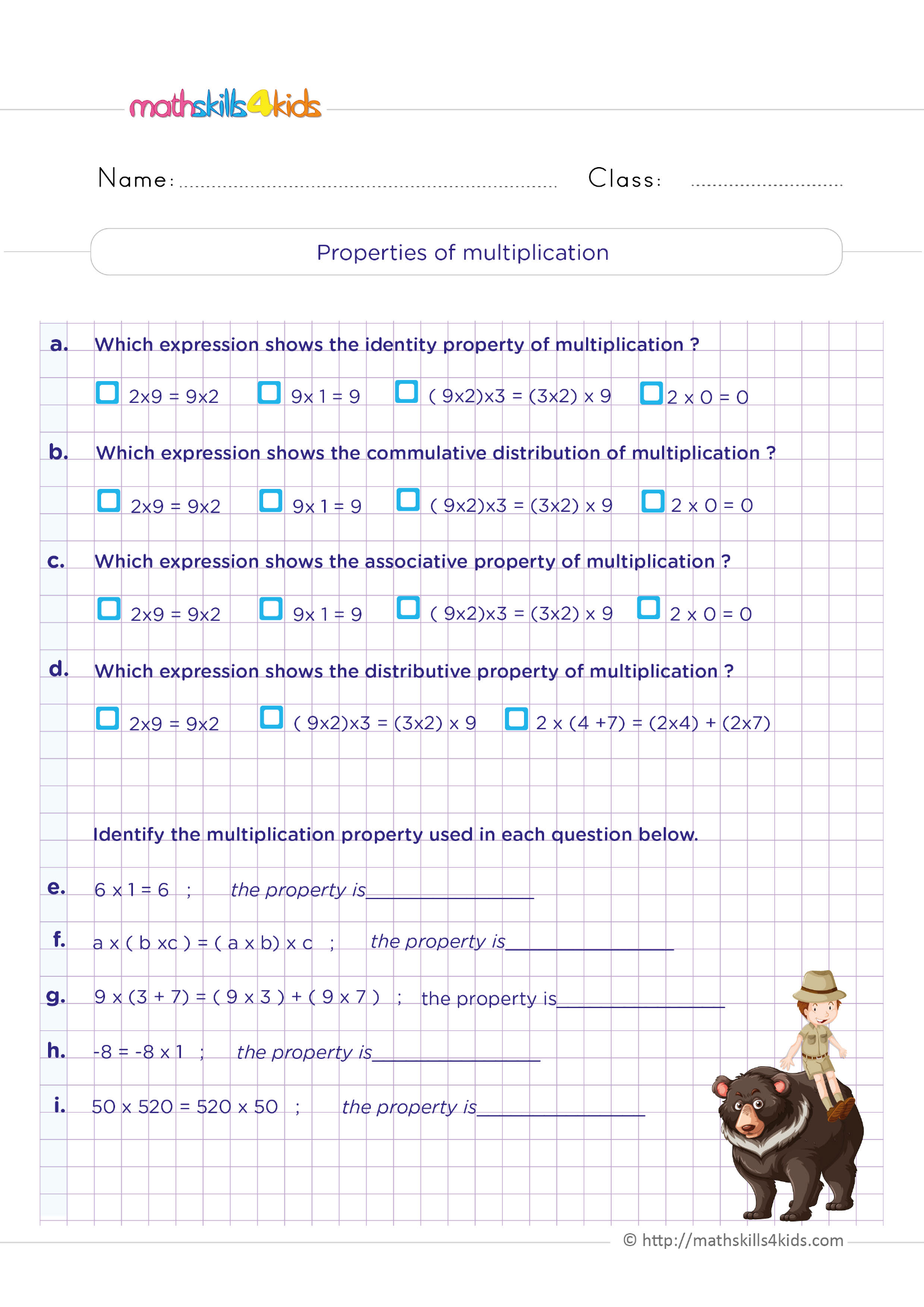 properties-of-multiplication-worksheet-zone