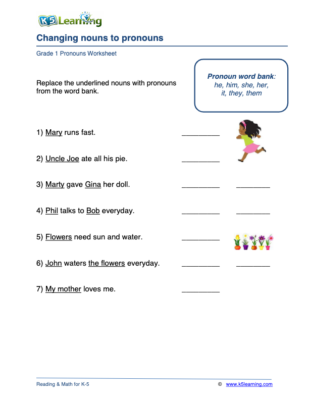 changing-nouns-to-pronouns-2-worksheet-zone