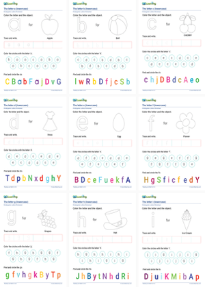 Grade 1 English Language Arts (ELA) worksheets