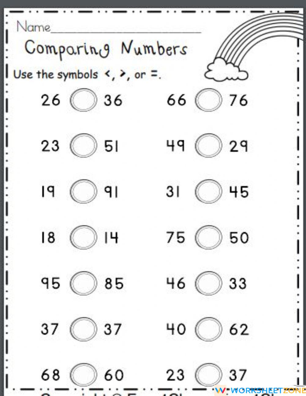 Comparing Numbers Class 5