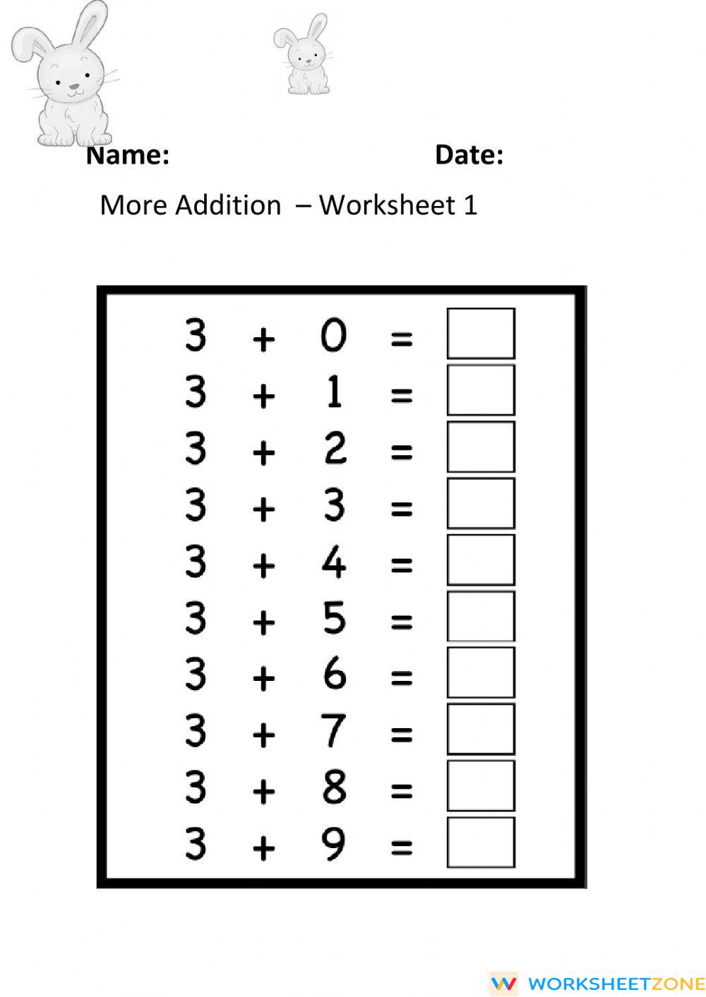 Addition Worksheet Worksheet Zone - vrogue.co