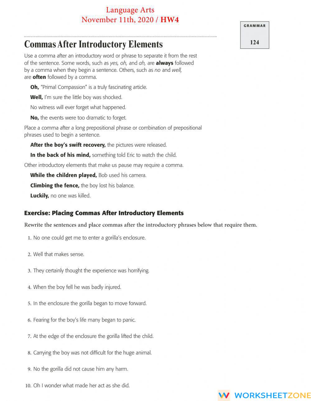 names-nombres-commas-after-introductory-phrases-worksheet-zone