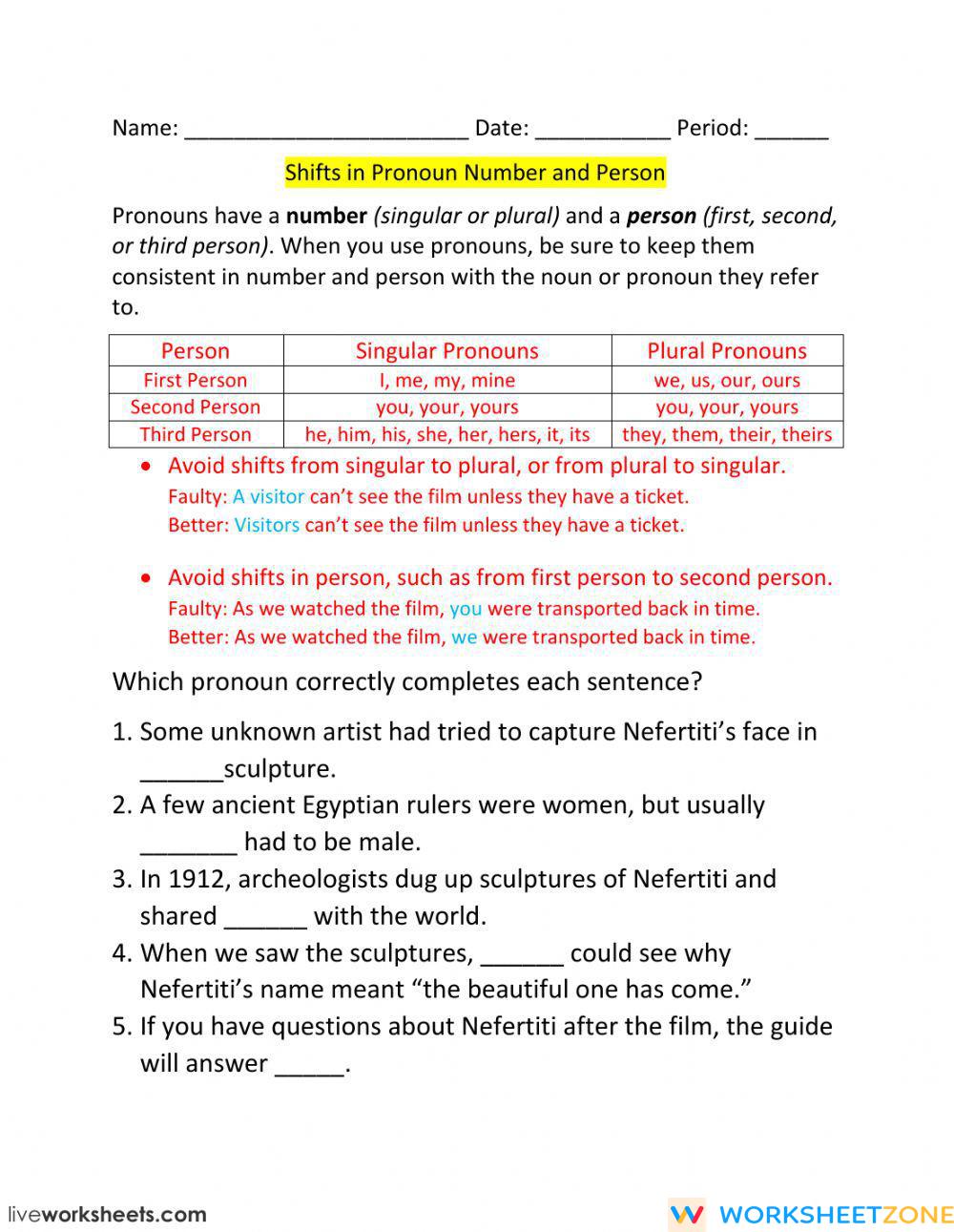 50-correcting-shifts-in-pronoun-number-and-person-worksheets-for-6th-year-on-quizizz-free