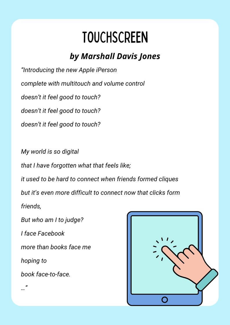 Touchscreen by Marshall Davis Jones