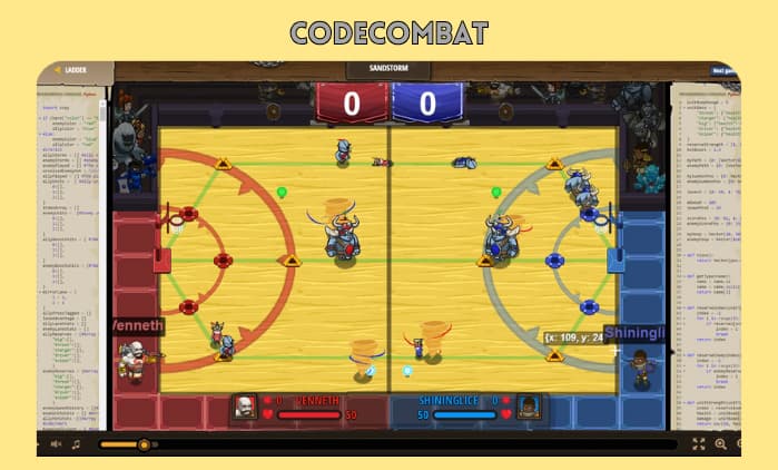 CodeCombat game
