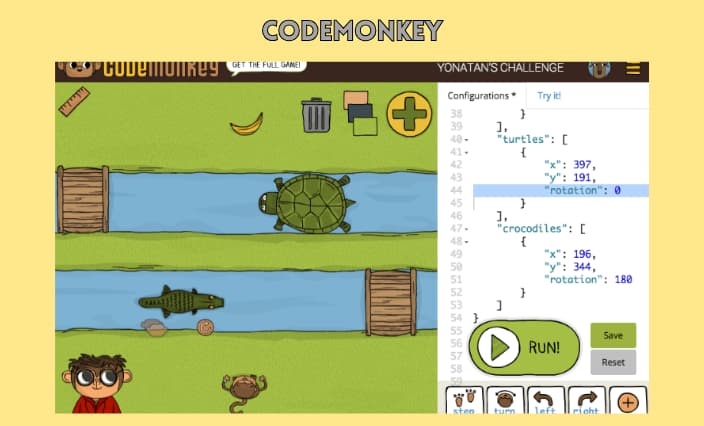 CodeMonkey game