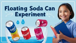 Floating soda can experiment