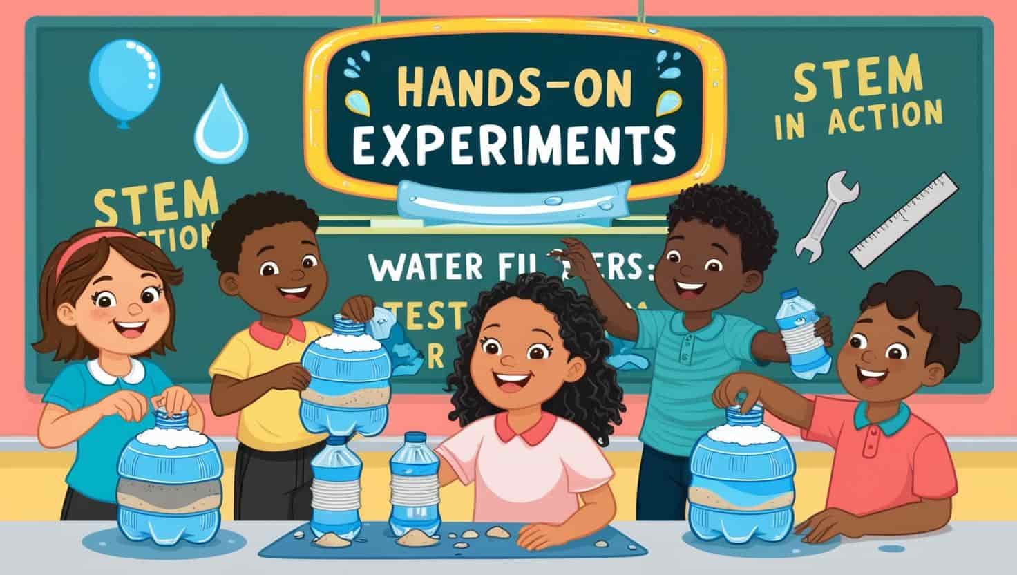 Hands-on experiment with simple materials