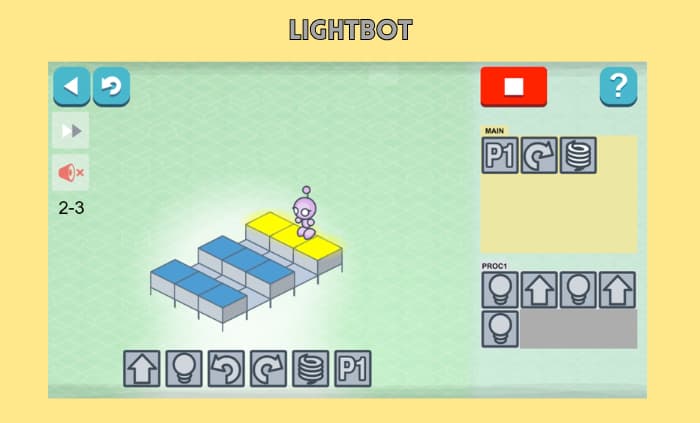LightBot coding game