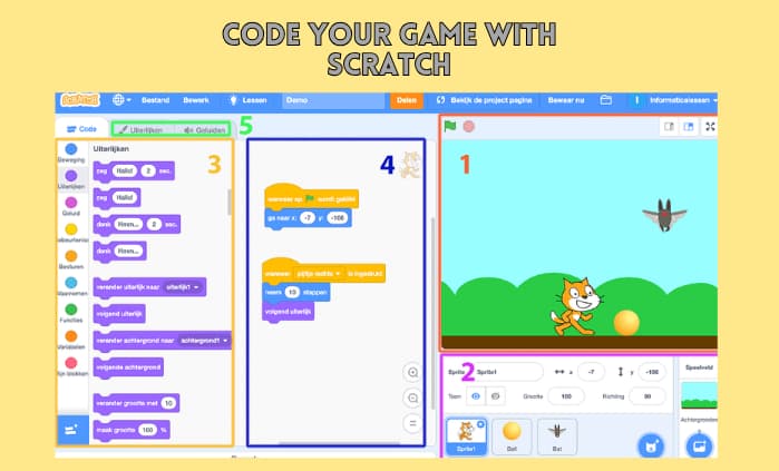 Scratch coding game