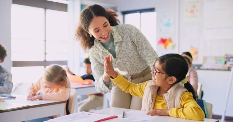 A warm greeting to students