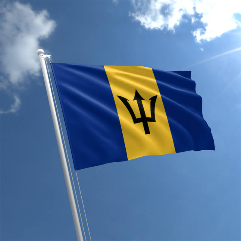 Barbados's flag
