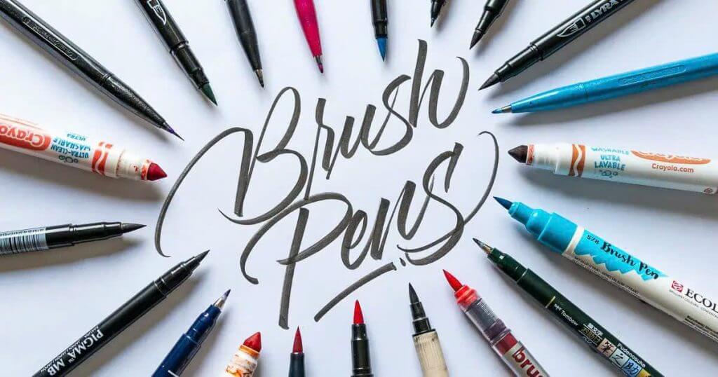 Brush pens