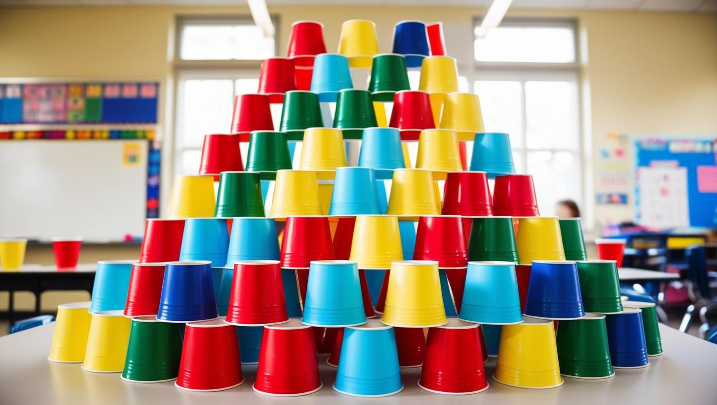 Build Structures with 100 Cups