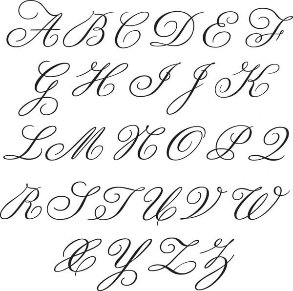 Copperplate font