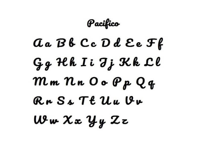 Pacifico font