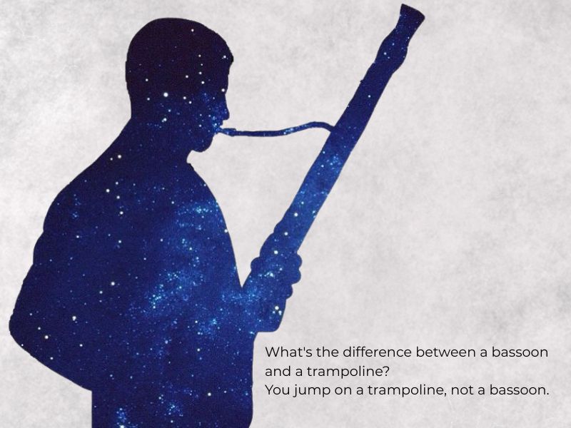What's the difference between a bassoon and a trampoline?