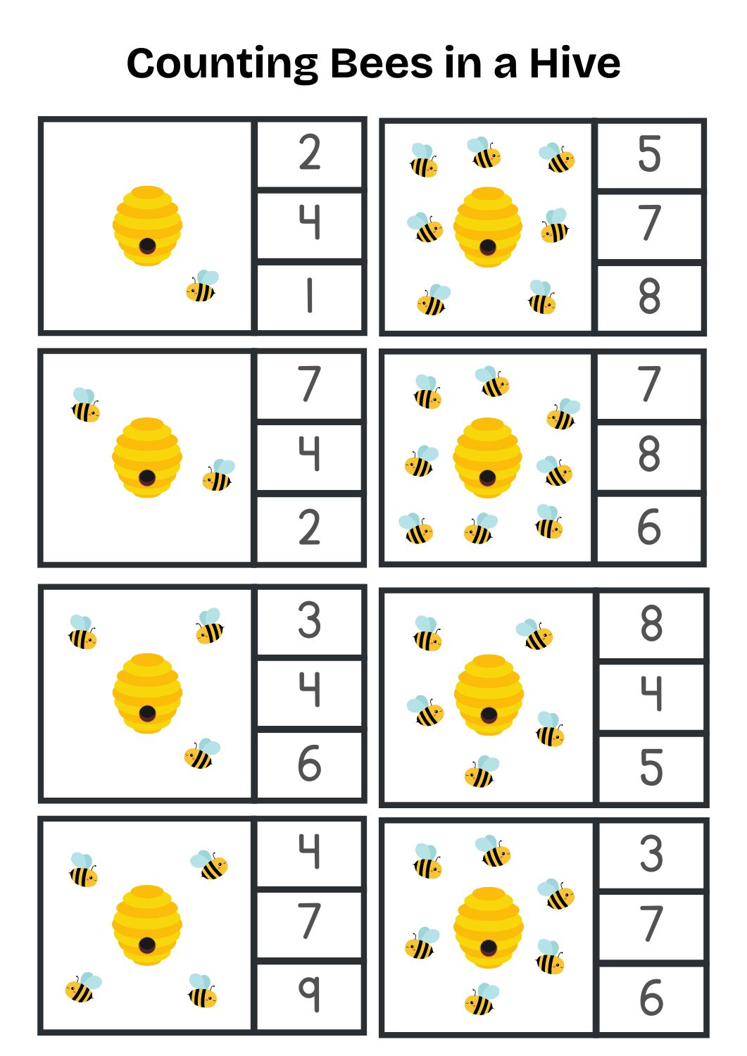 Counting Bees in a Hive