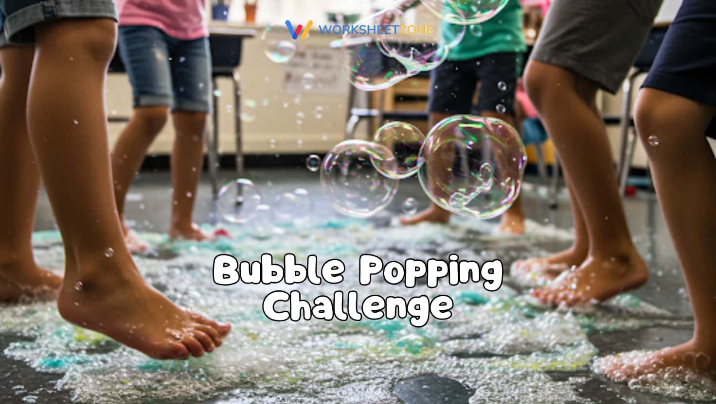 Bubble popping challenge