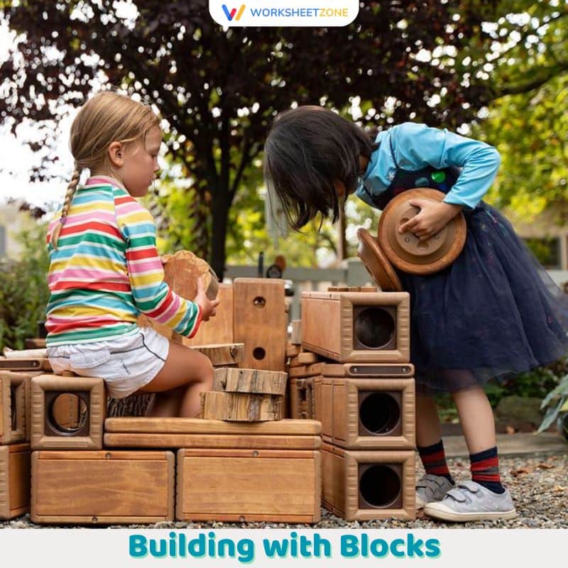 Building with blocks (outdoor edition)