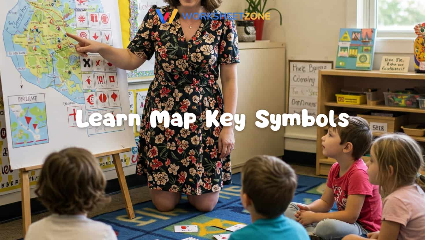 Learn map key symbols