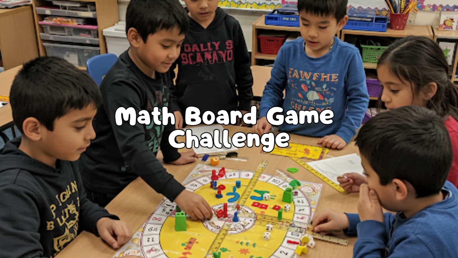 Math board game challenge