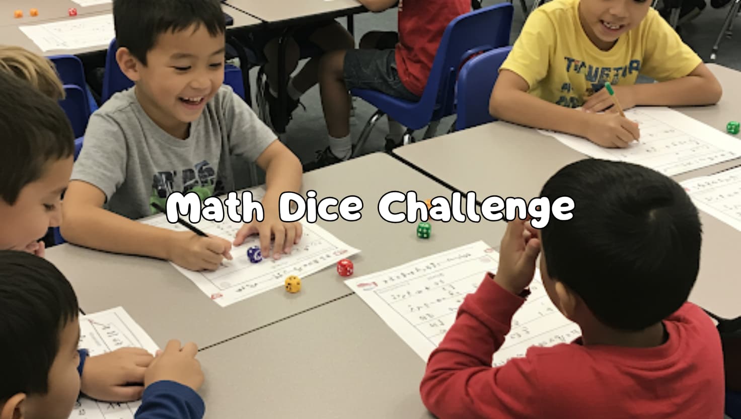 Math dice challenge