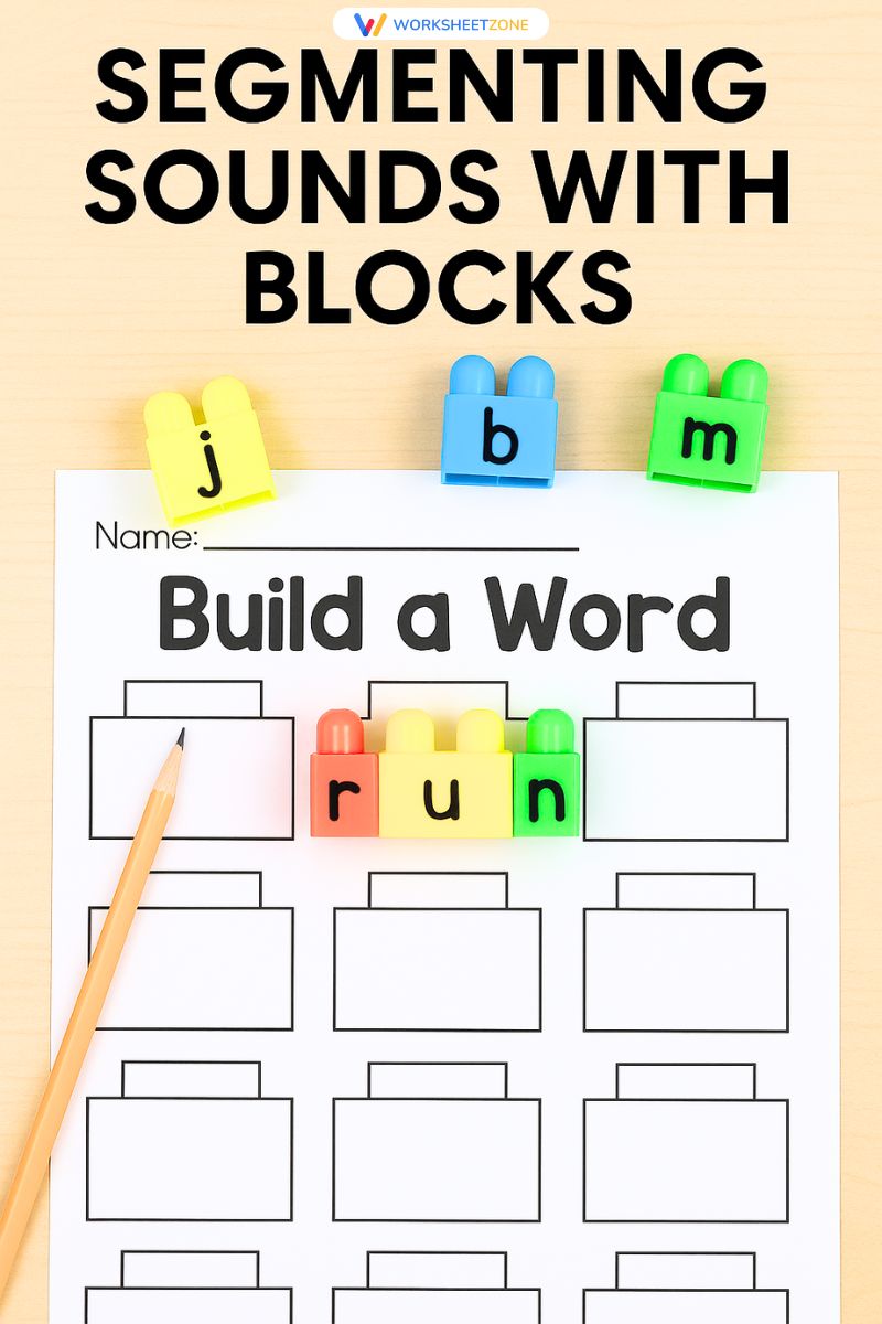Segmenting sounds with blocks