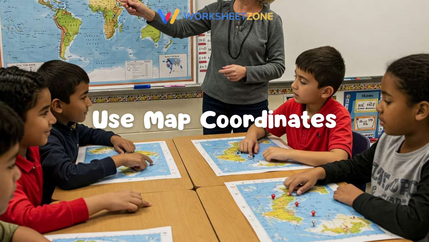 Use map coordinates