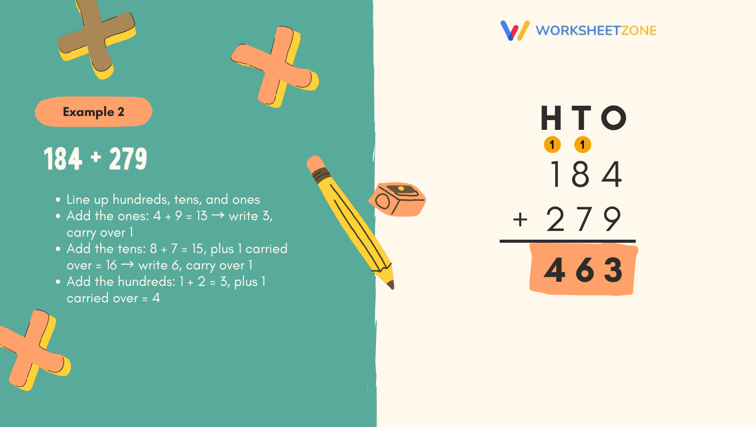 Simple Addition Worksheets - Free Math Sheets for Kindergarten, image size:1472x832