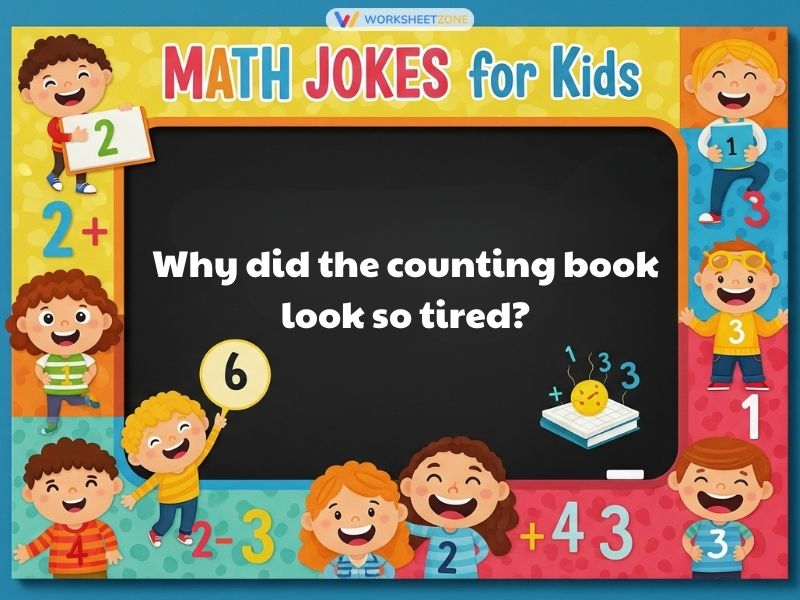 Why did the counting book look so tired?