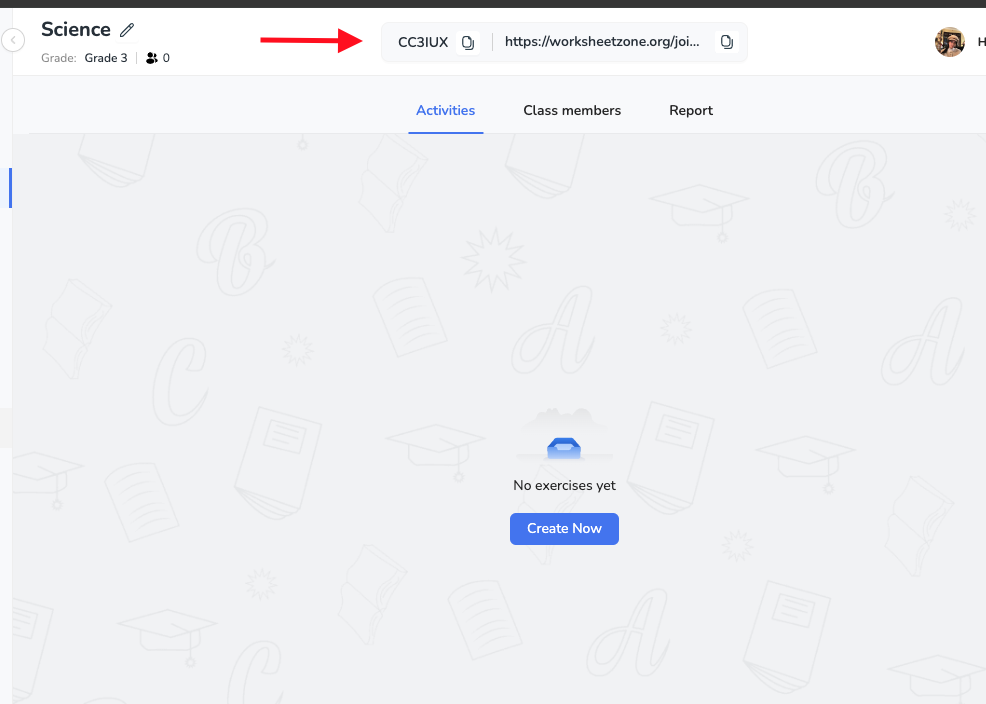Add students to your class
