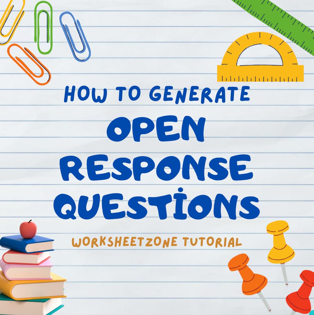 How to Create Multiple Choice Questions? - Worksheetzone Tutorial