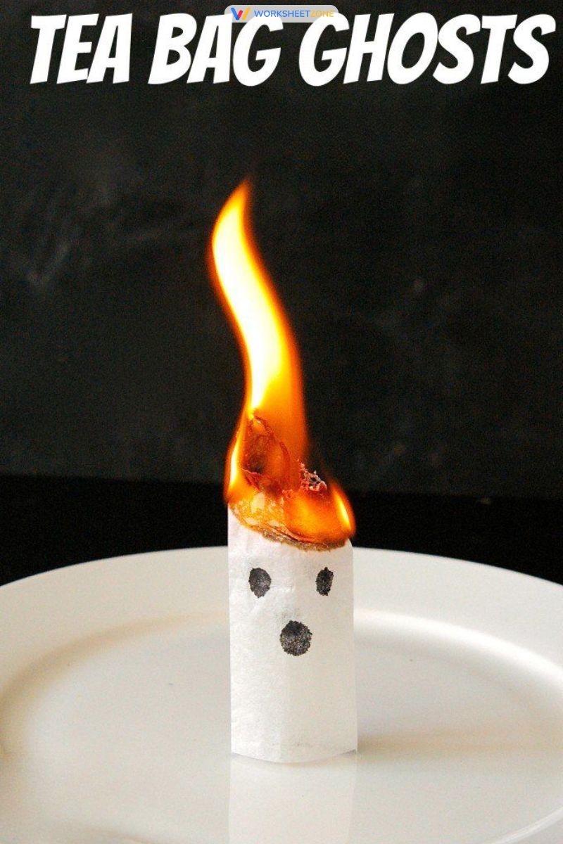 Flying tea-bag ghosts