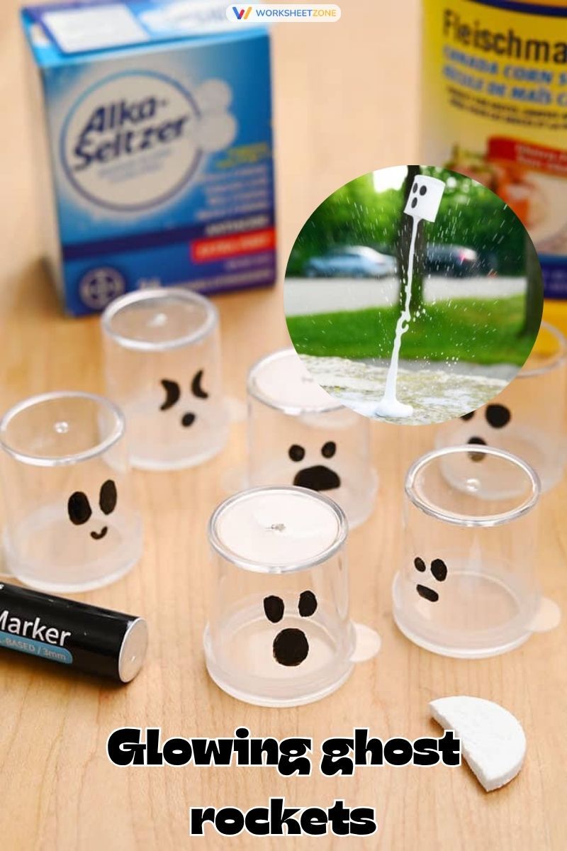 Glowing ghost rockets