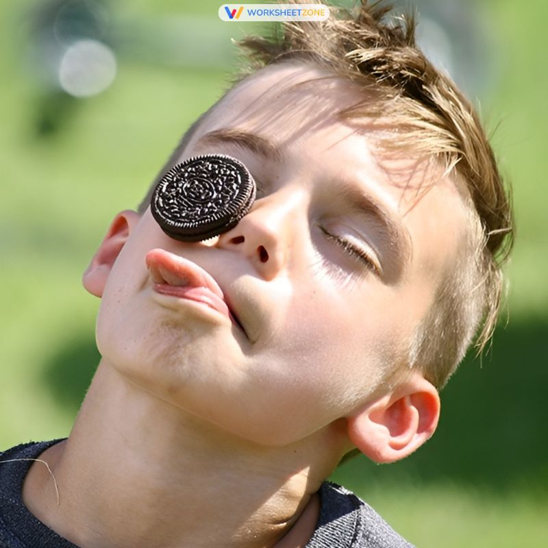 Monster face cookie challenge