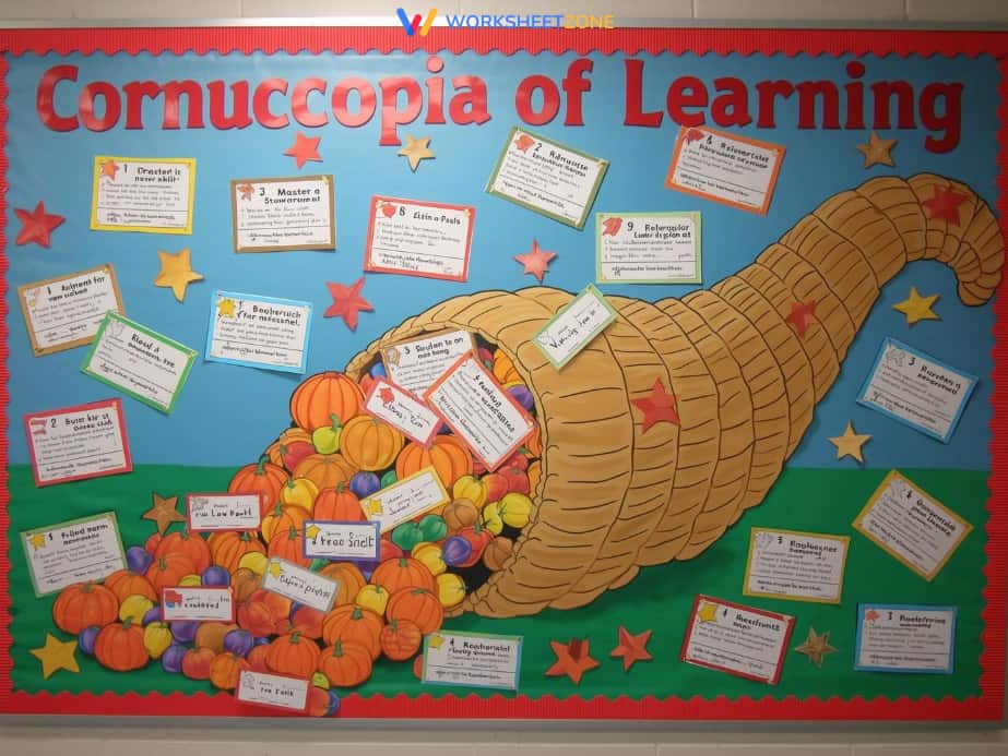 Cornucopia of learning board