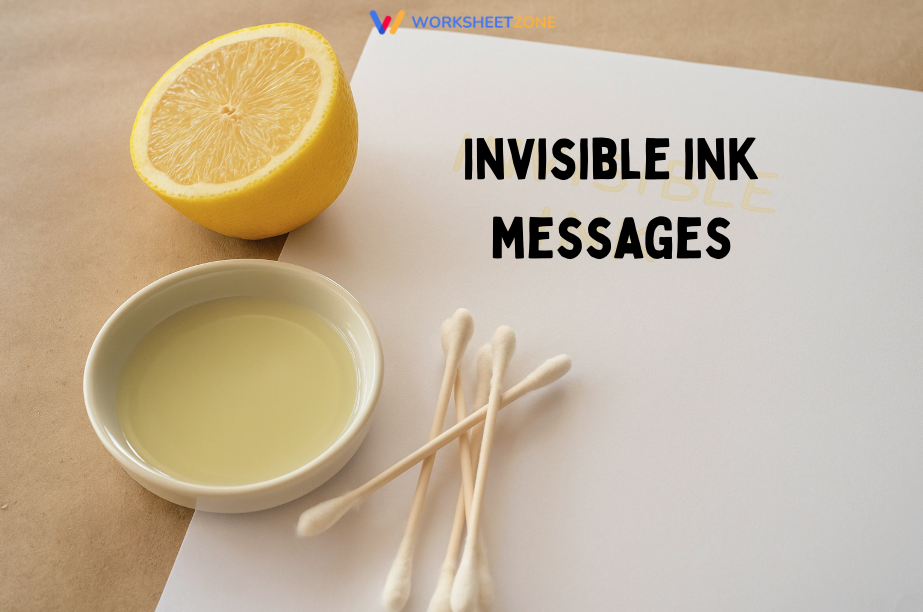 Invisible ink messages