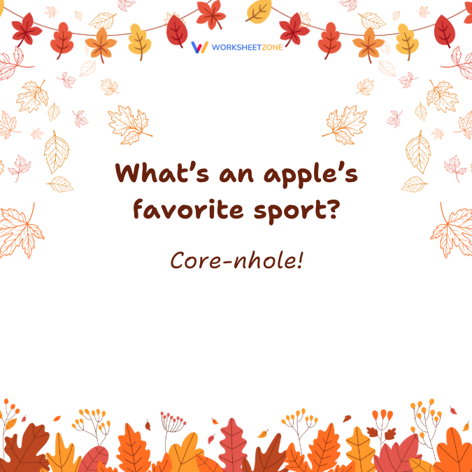 What’s an apple’s favorite sport?