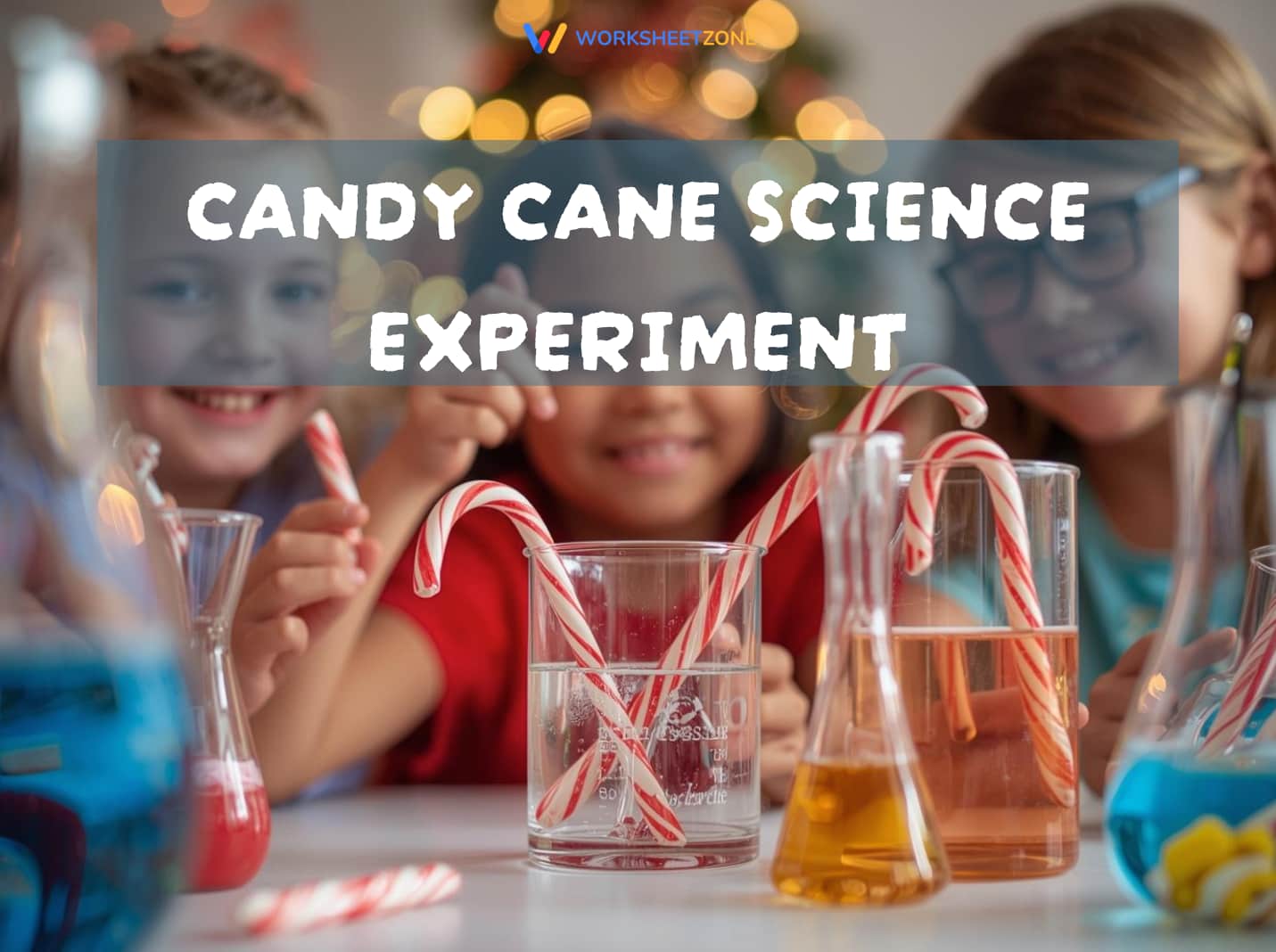 Candy cane science experiment