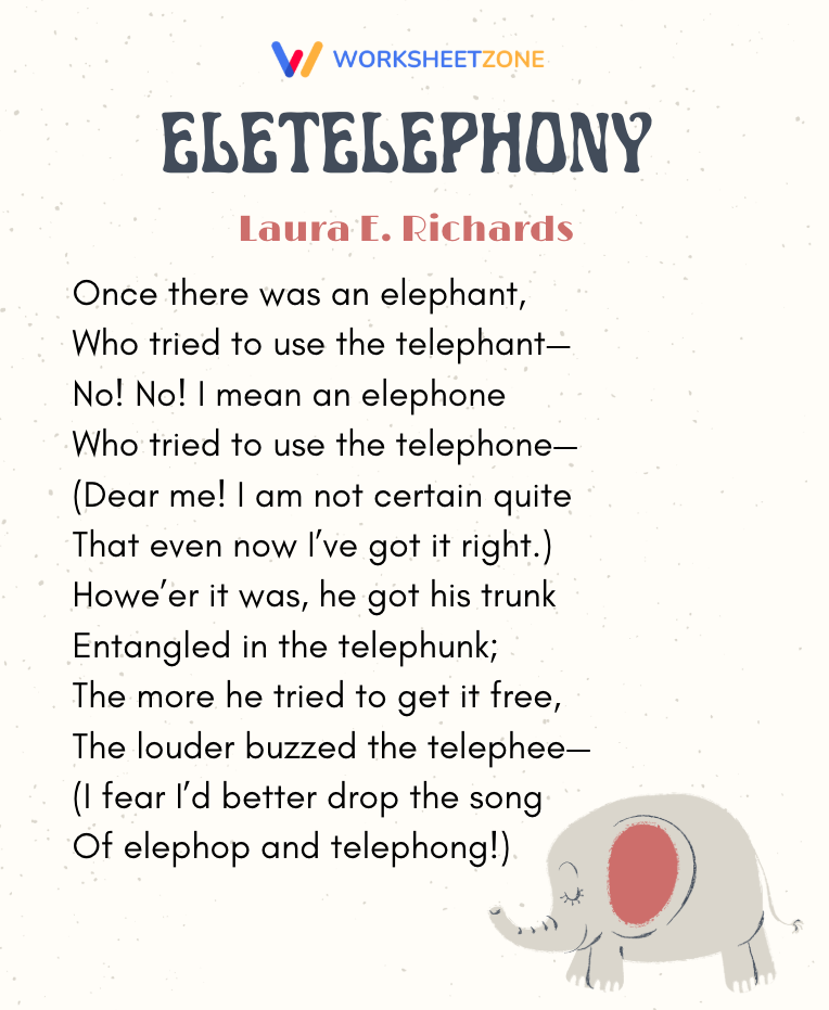 “Eletelephony” by Laura E. Richards