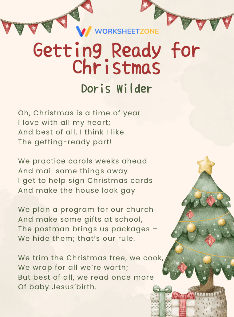 “Getting Ready for Christmas” by Doris Wilder