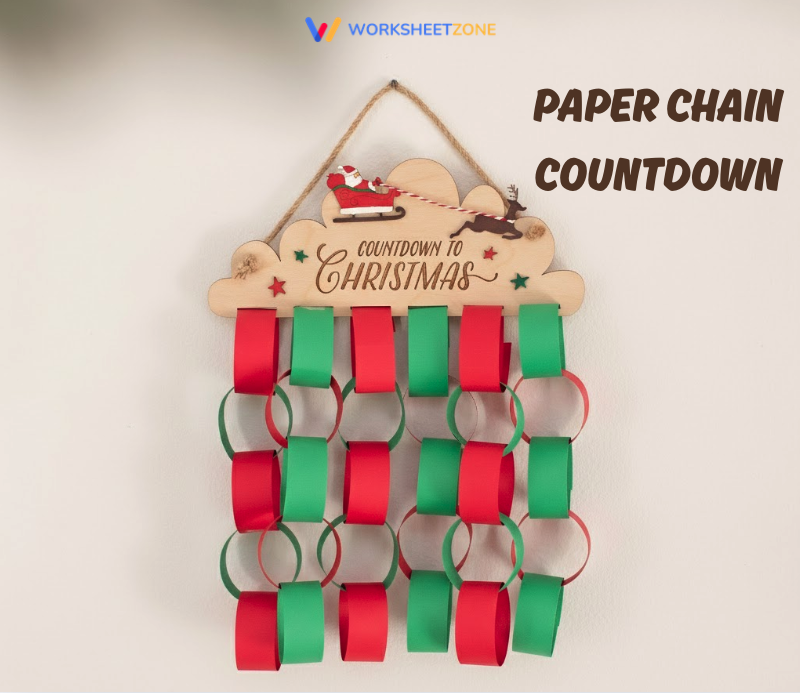 Paper chain countdown